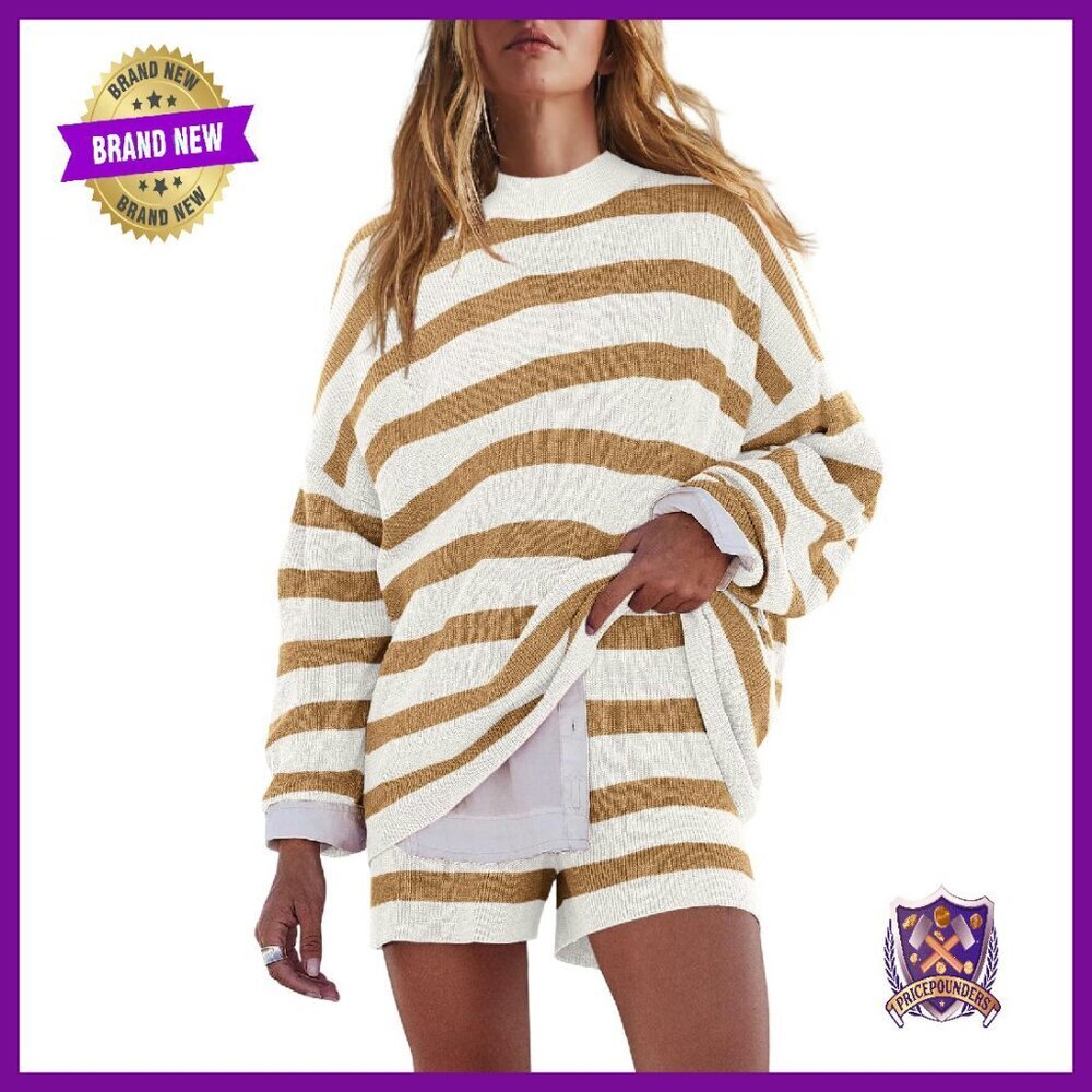 Oversized Lounge Set 2-Piece Sweater & Pants Soft Knit